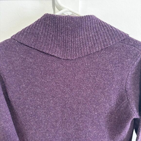 Eileen Fisher 100% Wool One Button Long Cardigan Sweater - Picture 8 of 8